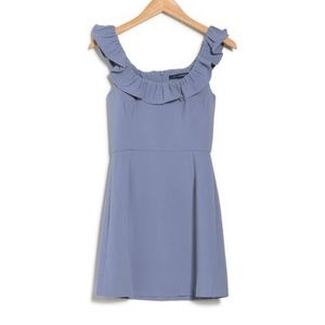 French Connection Ruffle Cocktail Dress - Size 4